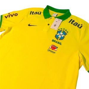 [SOLD] Brazil Nike Polo Shirt 2022/23 - Sponsored